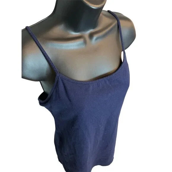 Gap Navy Blue Camisole Top with Adjustable Straps Sz M - Picture 3 of 7